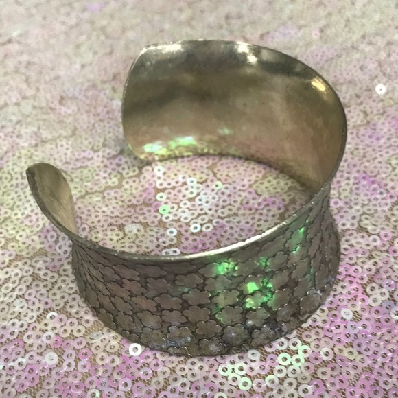 Tibetan Silver Cuff #1 - Picture 4 of 8